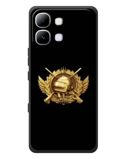 Чехол для Infinix Note Edge с картинкой «PUBG — оранжевый градиент»