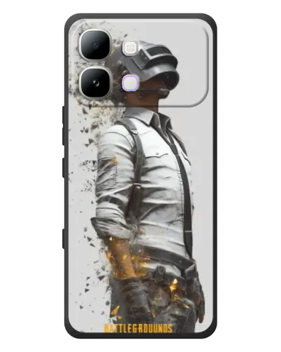 Чехол для Infinix Note Edge с картинкой «PUBG — боец в пыли»