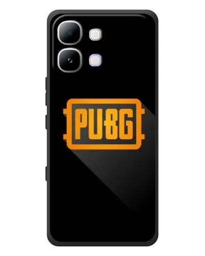Чехол для Infinix Note Edge с картинкой «PUBG — рамка лого»