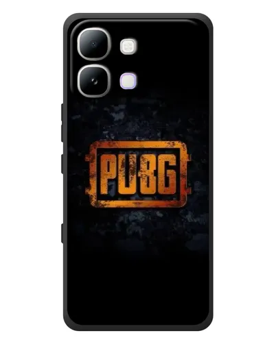 Чехол для Infinix Note Edge с картинкой «PUBG — золотой логотип»