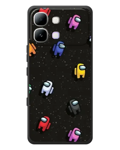 Чохол для Infinix Note Edge з картинкою «Космічний патерн Among Us» Чохол для Infinix Note Edge з картинкою «Космічний патерн Among Us»