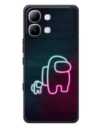 Чохол для Infinix Note Edge з картинкою «Among Us неон-арт» Чохол для Infinix Note Edge з картинкою «Among Us неон-арт»