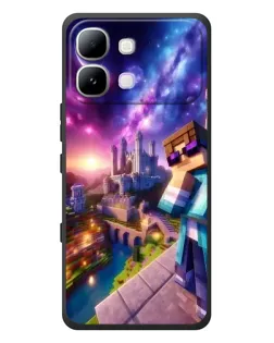 Чехол для Infinix Note Edge с картинкой «Стив и космос»