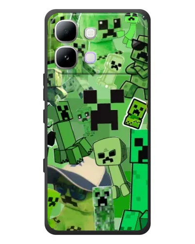 Чехол для Infinix Note Edge с картинкой «Криперы Minecraft» Чехол для Infinix Note Edge с картинкой «Криперы Minecraft»