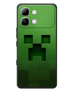 Чехол для Infinix Note Edge с картинкой «Крипер микро-дизайн»