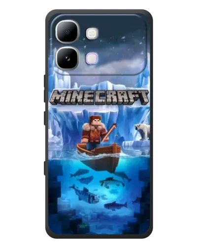 Чехол для Infinix Note Edge с картинкой «Minecraft ледяной мир» Чехол для Infinix Note Edge с картинкой «Minecraft ледяной мир»