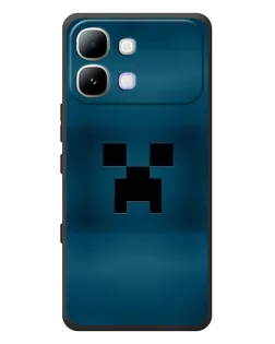 Чехол для Infinix Note Edge с картинкой «Крипер текстура»