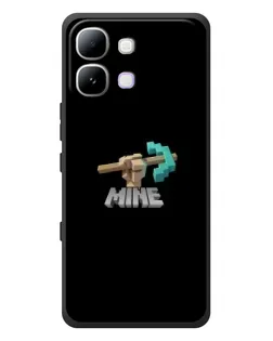Чехол для Infinix Note Edge с картинкой «Алмазная кирка»