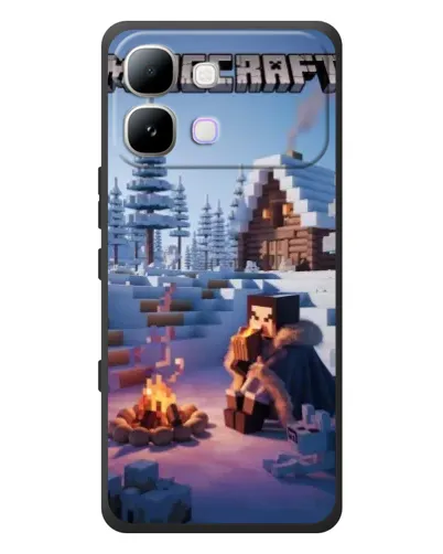 Чехол для Infinix Note Edge с картинкой «Зимний Minecraft» Чехол для Infinix Note Edge с картинкой «Зимний Minecraft»