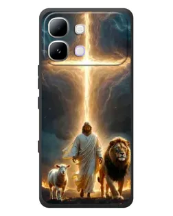 Чехол для Infinix Note Edge с картинкой «Лев Иуды и Свет»