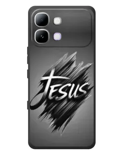 Чехол для Infinix Note Edge с картинкой «Надпись Jesus Graffiti»