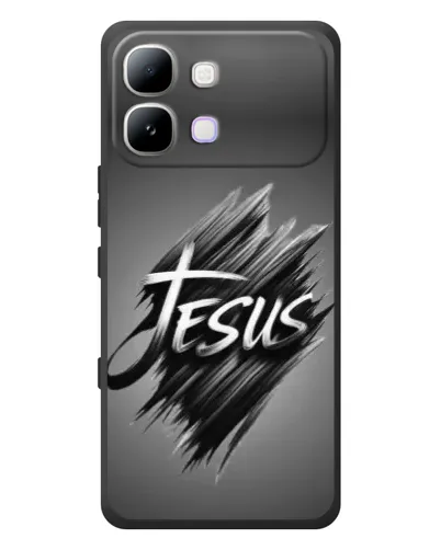 Чехол для Infinix Note Edge с картинкой «Надпись Jesus Graffiti»