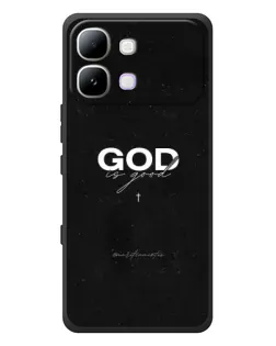 Чехол для Infinix Note Edge с картинкой «GOD — Бог над всем»