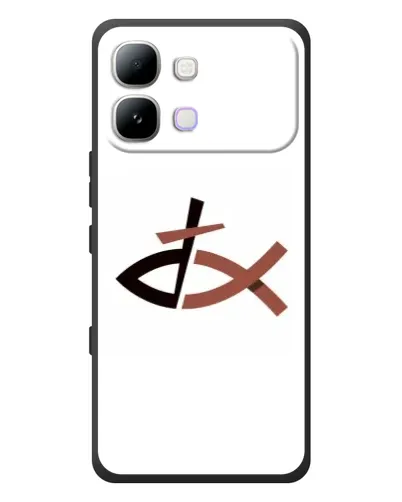 Чехол для Infinix Note Edge с картинкой «Рыба и крест»
