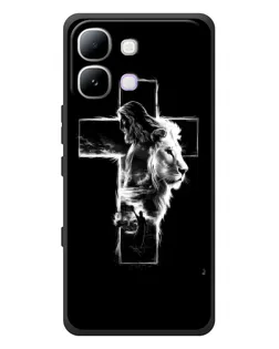 Чехол для Infinix Note Edge с картинкой «Сияющий крест Jesus»