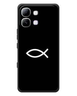 Чехол для Infinix Note Edge с картинкой «Символ рыбы Jesus»