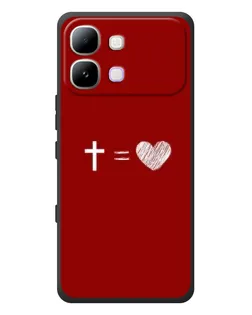 Чехол для Infinix Note Edge с картинкой «Уравнение любви»