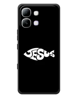 Чехол для Infinix Note Edge с картинкой «Рыба Jesus»