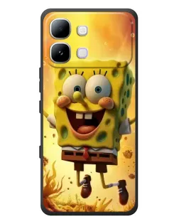 Чохол для Infinix Note Edge з картинкою «Губка Боб стрибає»