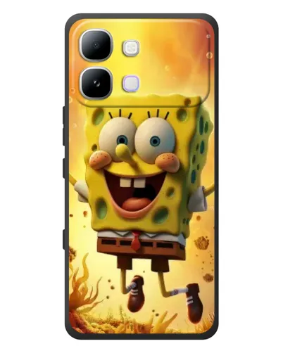 Чохол для Infinix Note Edge з картинкою «Губка Боб стрибає»