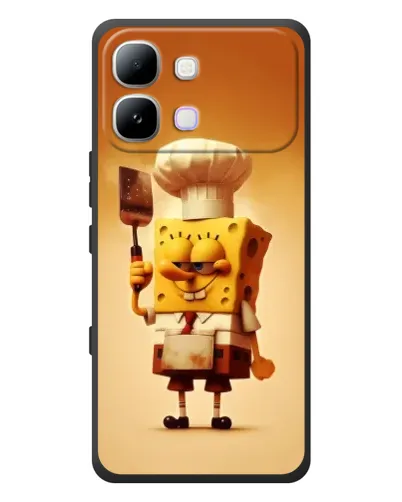 Чохол для Infinix Note Edge з картинкою «Губка Боб кухар»
