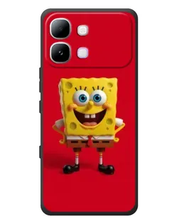 Чохол для Infinix Note Edge з картинкою «Спанч Боб на червоному»
