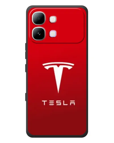 Чехол для Infinix Note Edge с картинкой «Tesla Red Classic»