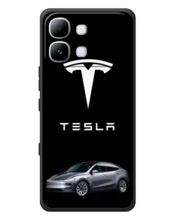 Чехол для Infinix Note Edge с картинкой «Tesla Model Y»