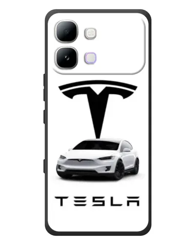 Чехол для Infinix Note Edge с картинкой «Tesla White Style»
