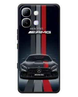 Чохол для Infinix Note Edge з картинкою «Mercedes — білий карбон»