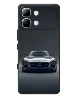 Чехол для Infinix Note Edge с картинкой «Mercedes на черном»