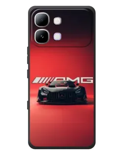 Чехол для Infinix Note Edge с картинкой «Mercedes AMG — красная линия»