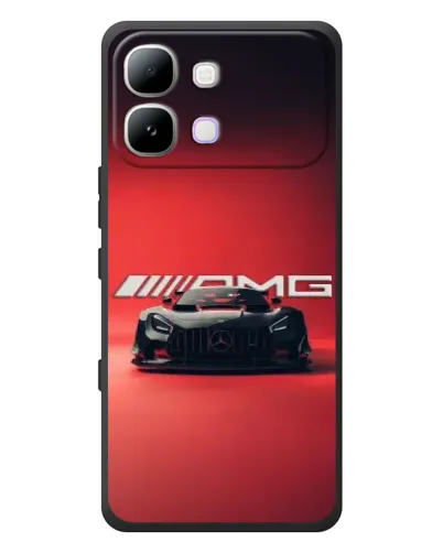 Чехол для Infinix Note Edge с картинкой «Mercedes AMG — красная линия»