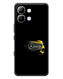 Чехол для Infinix Note Edge с картинкой «Mercedes — ретро стиль»