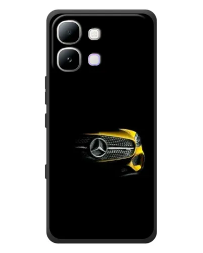 Чехол для Infinix Note Edge с картинкой «Mercedes — ретро стиль»