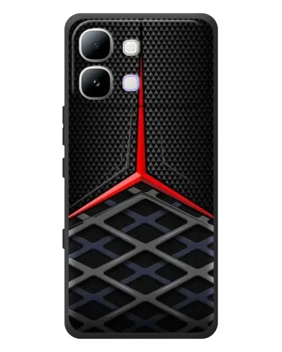 Чехол для Infinix Note Edge с картинкой «Mercedes Carbon Grid»