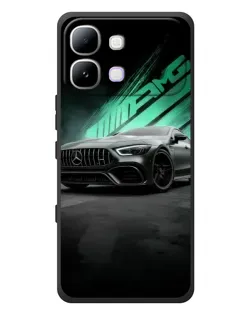 Чехол для Infinix Note Edge с картинкой «Темный Mercedes AMG»