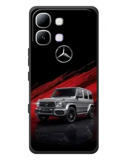 Чехол для Infinix Note Edge с картинкой «Mercedes G-Class красный»