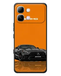 Чехол для Infinix Note Edge с картинкой «Оранжевый Mercedes AMG»