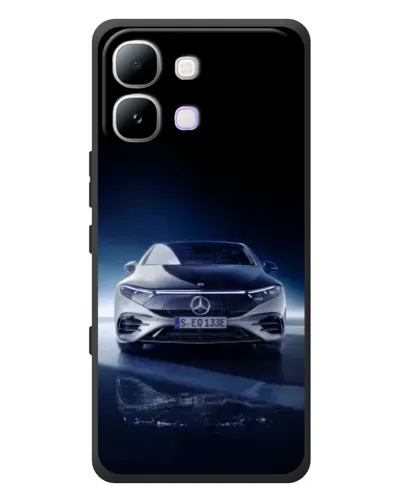 Чехол для Infinix Note Edge с картинкой «Ночной Mercedes EQ»