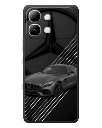 Чехол для Infinix Note Edge с картинкой «Mercedes AMG — графика»