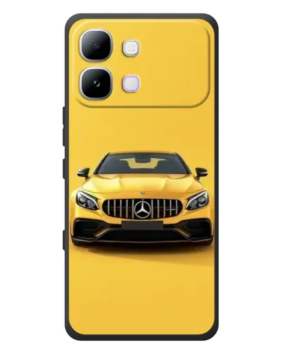 Чехол для Infinix Note Edge с картинкой «Желтый Mercedes GT»