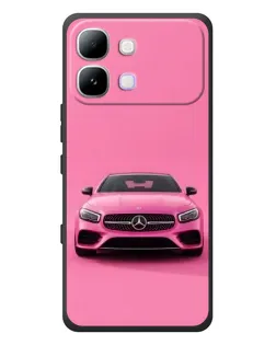 Чехол для Infinix Note Edge с картинкой «Розовый Mercedes AMG»