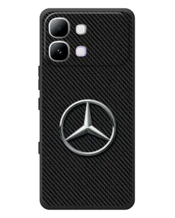 Чехол для Infinix Note Edge с картинкой «Карбоновый Mercedes стиль»
