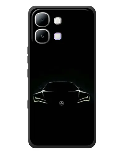 Чехол для Infinix Note Edge с картинкой «Mercedes — силуэт авто» Чехол для Infinix Note Edge с картинкой «Mercedes — силуэт авто»