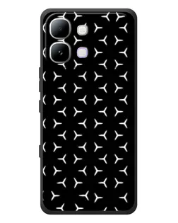 Чехол для Infinix Note Edge с картинкой «Mercedes паттерн звезд»