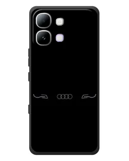 Чехол для Infinix Note Edge с картинкой «Audi — световой подпись»