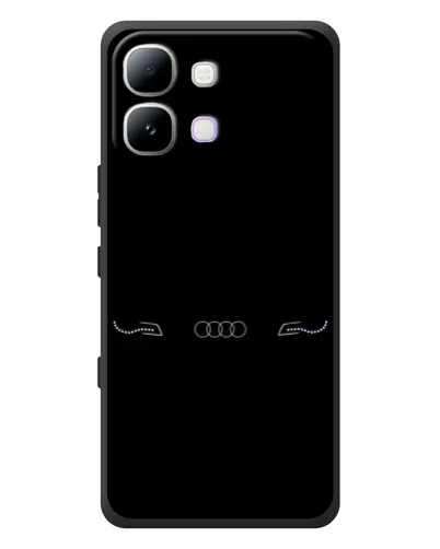 Чехол для Infinix Note Edge с картинкой «Audi — световой подпись»