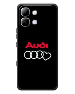 Чехол для Infinix Note Edge с картинкой «Логотип Audi Heart»