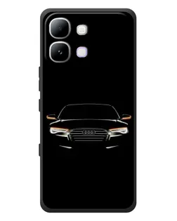 Чехол для Infinix Note Edge с картинкой «Audi — ночной контур»